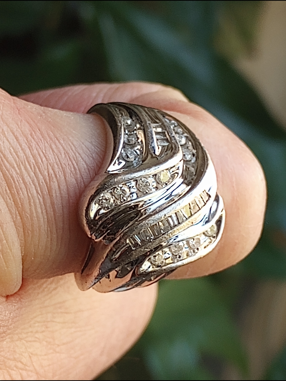 Vintage 10k  Diamond Ring